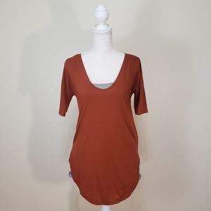 Old Navy long boat neck tunic tshirt